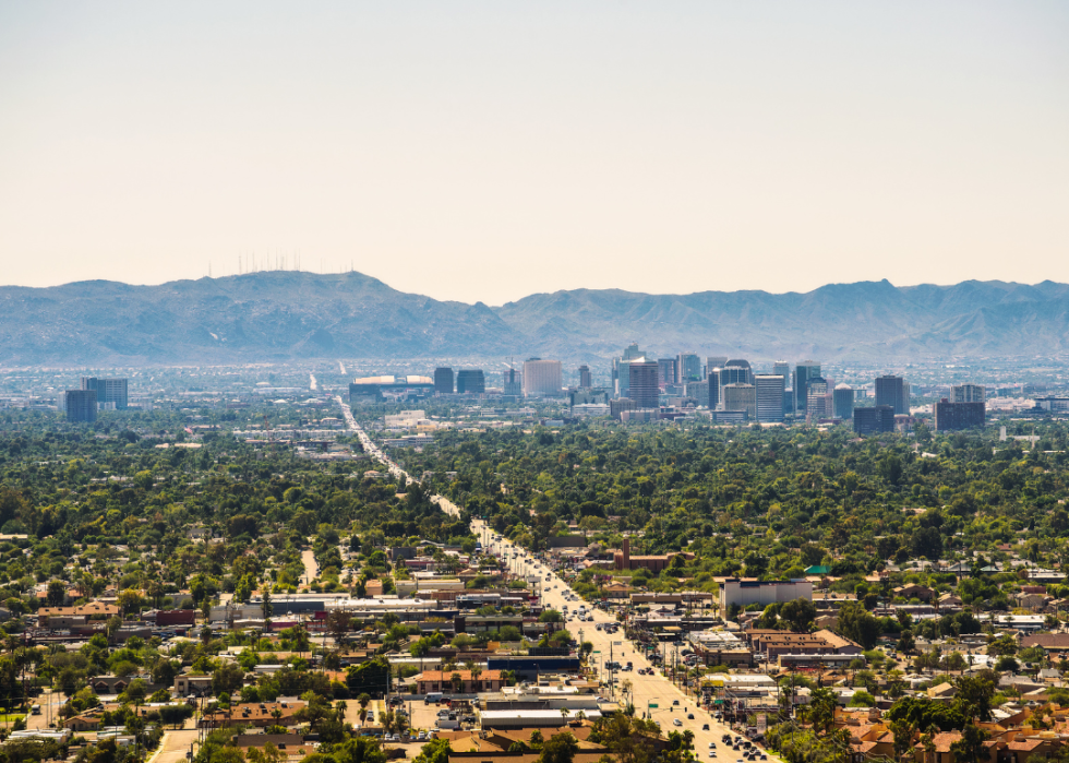 Phoenix, Arizona skyline.