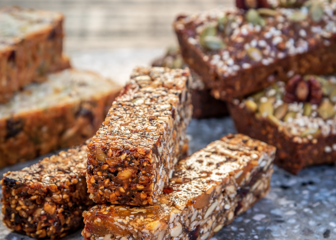 Nut protein bars.