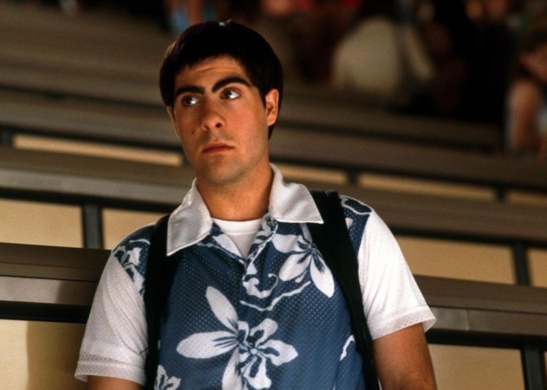 Jason Schwartzman in a hawaiian shirt.