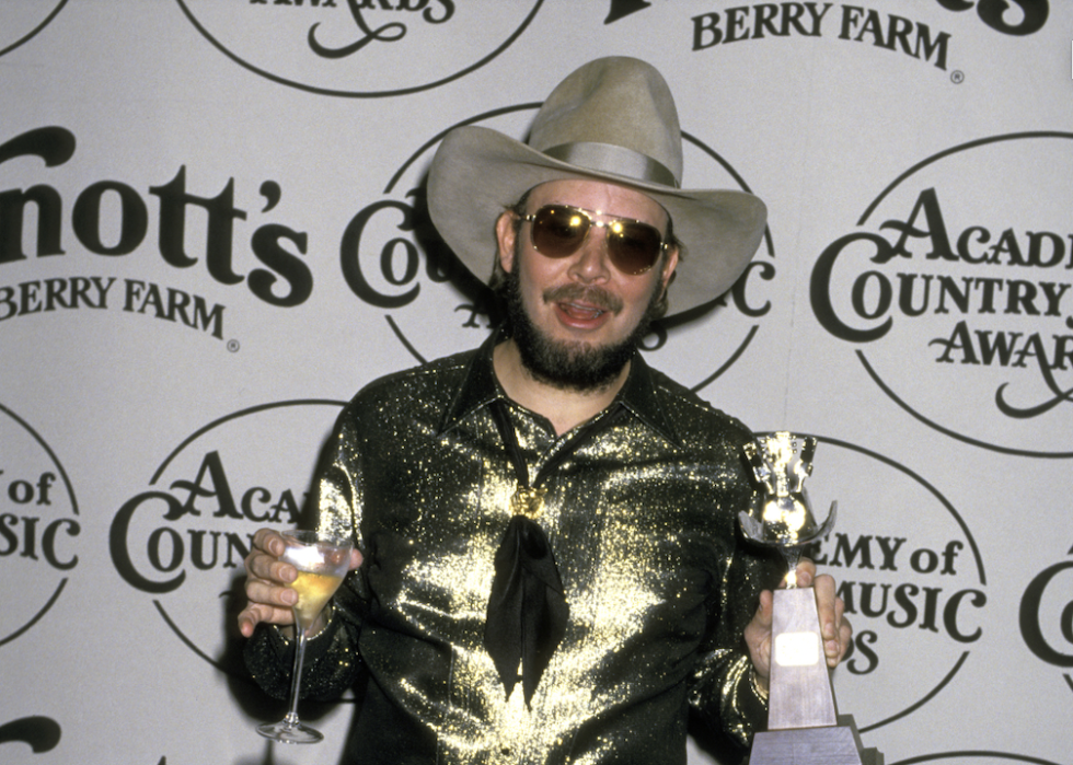 Hank Williams Jr. at the Annual Academy of Country Music Awards