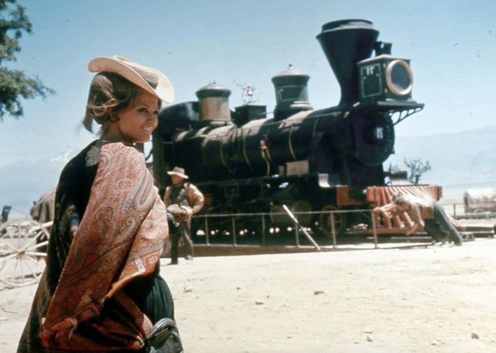 Claudia Cardinale in a scene from "Once Upon a Time in the West"