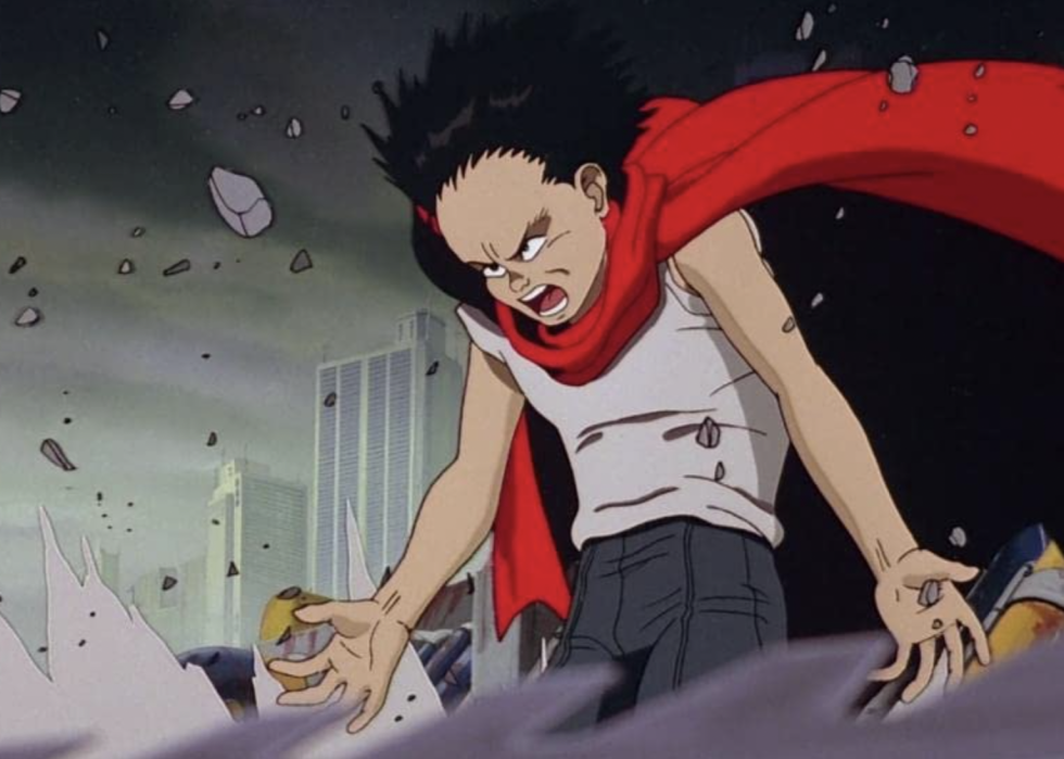 A screengrab of a scene from "Akira"
