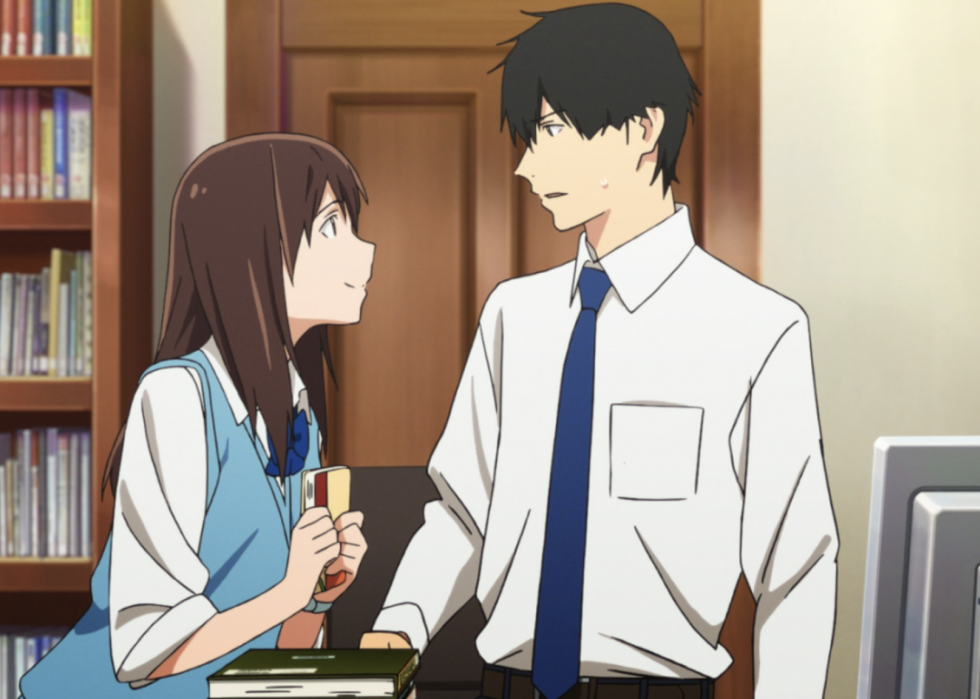 A screengrab of a scene from "I Want to Eat Your Pancreas"