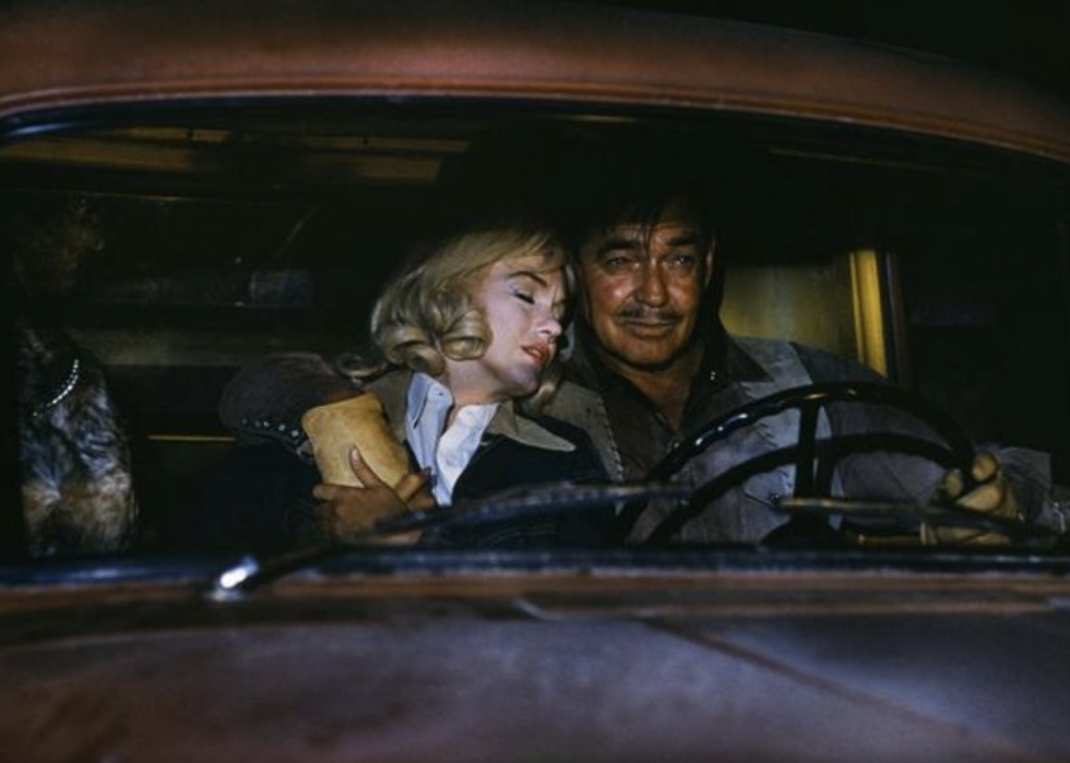 Clark Gable and Marilyn Monroe in "The Misfits"