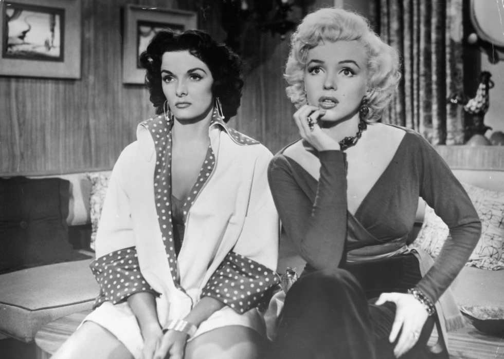 Marilyn Monroe and Jane Russell in Gentlemen Prefer Blondes