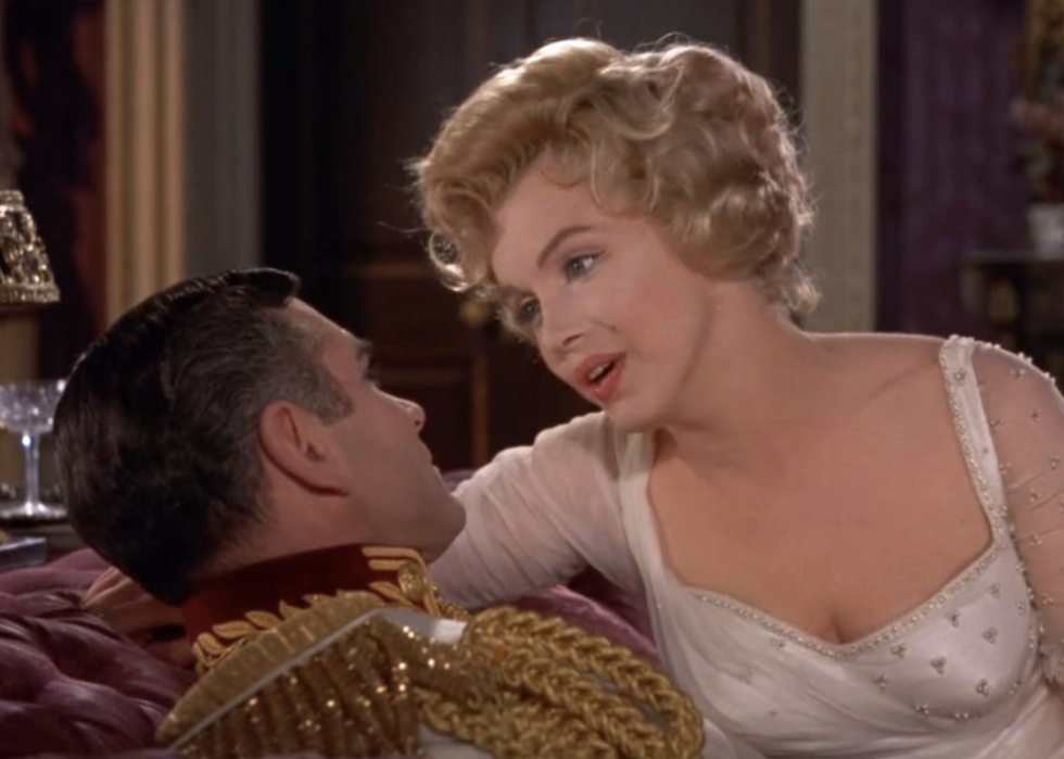 Marilyn Monroe and Laurence Olivier in "The Prince and the Showgirl"