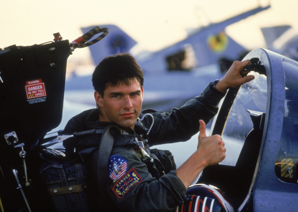 Tom Cruise in "Top Gun"