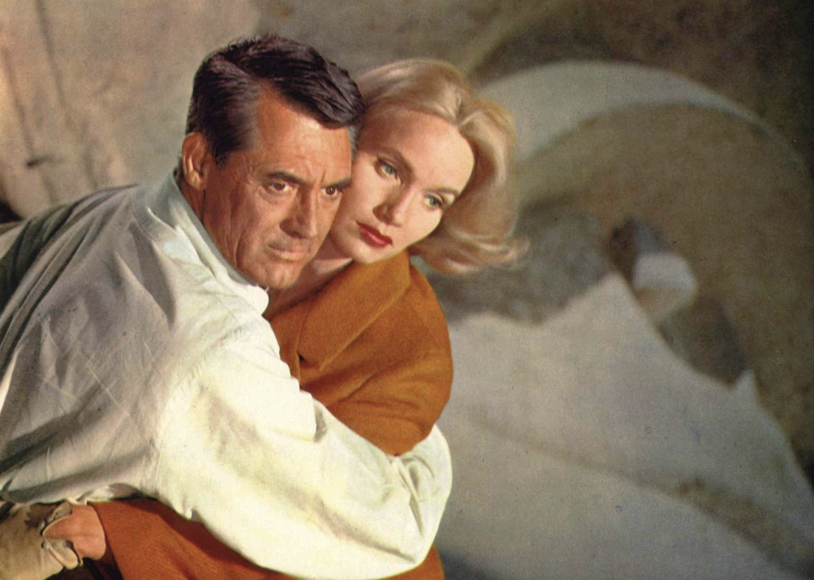 Cary Grant and Eva Marie Saint in "North by Northwest"