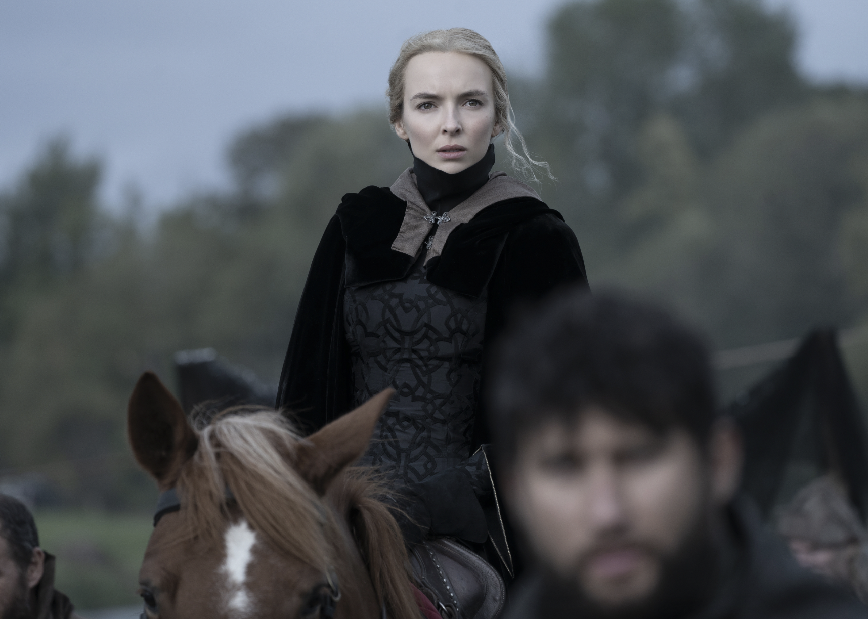 Jodie Comer in a scene from "The Last Duel"