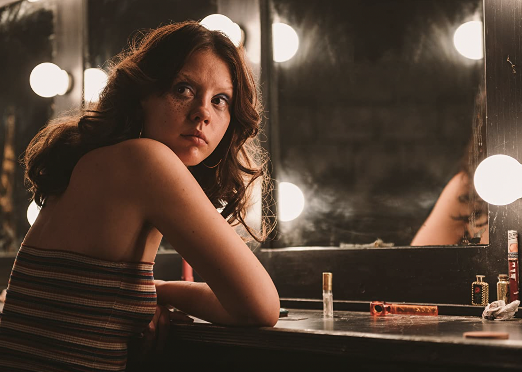 Mia Goth in a scene from the film "X."