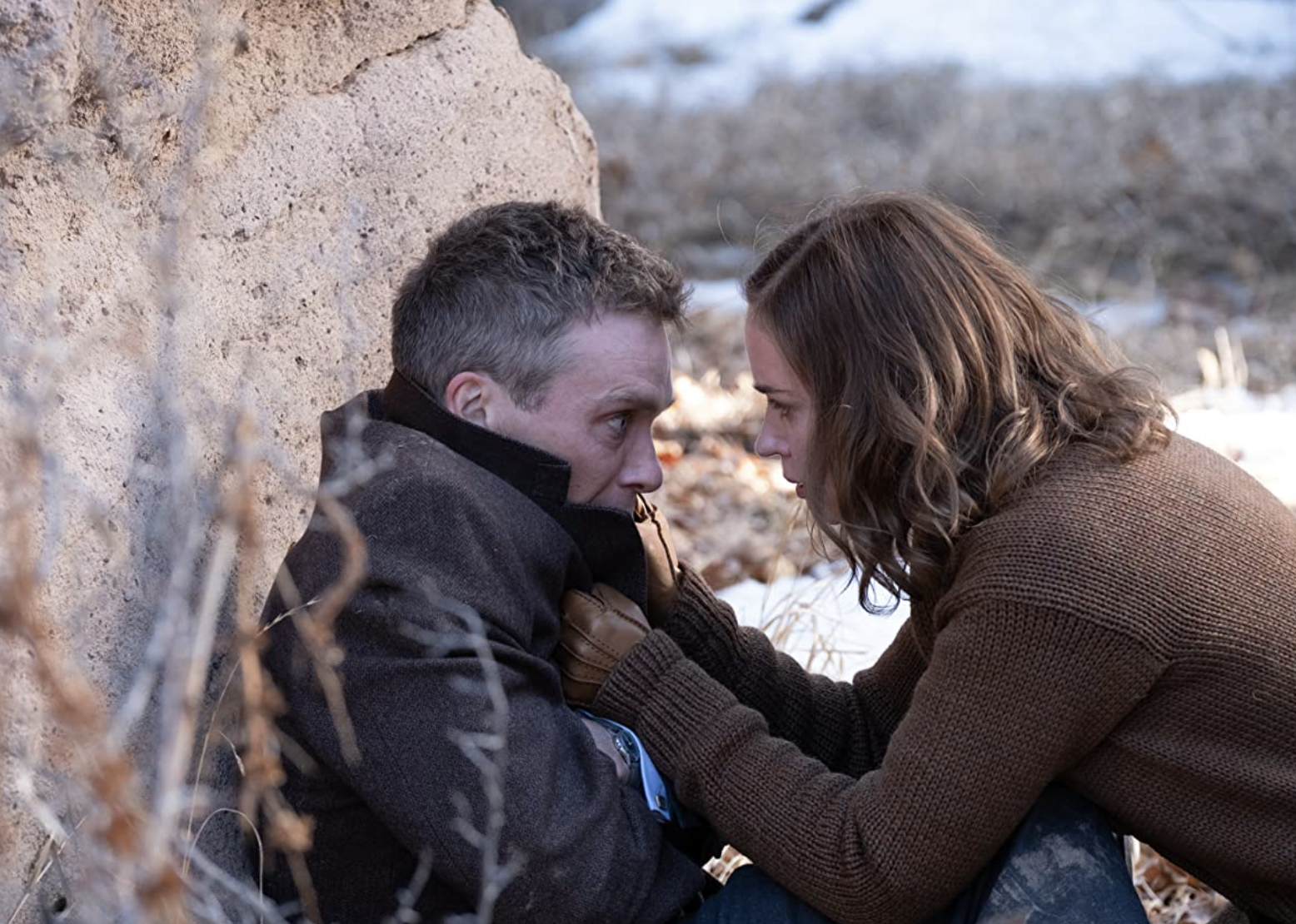 Cillian Murphy and Emily Blunt in "Oppenheimer".