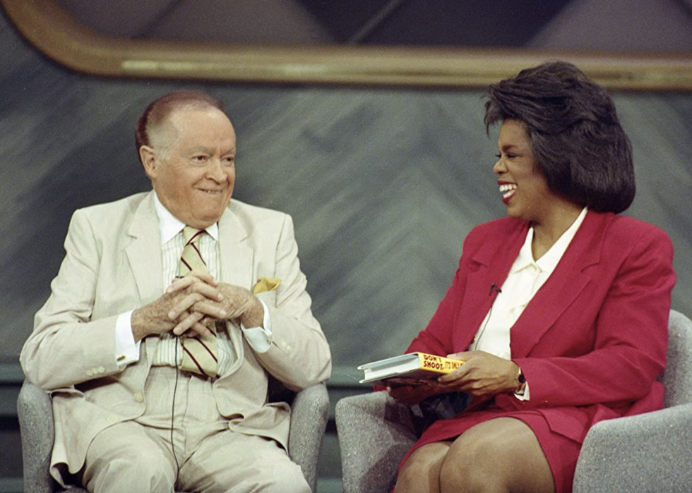 Bob Hope and Oprah Winfrey in "The Oprah Winfrey Show".