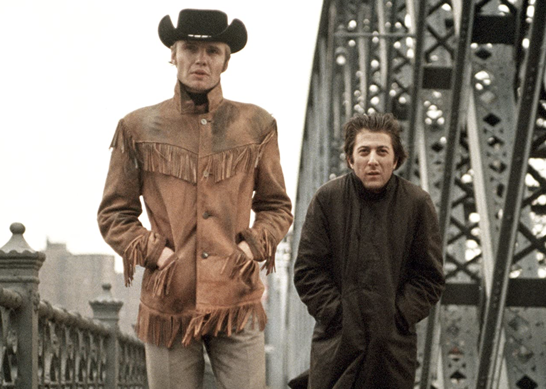 Dustin Hoffman and Jon Voight in "Midnight Cowboy".