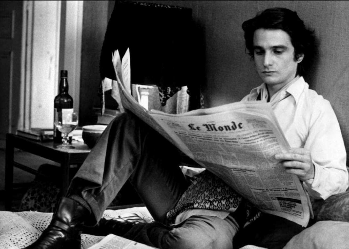 Jean-Pierre Léaud in a scene from "The Mother and the Whore".