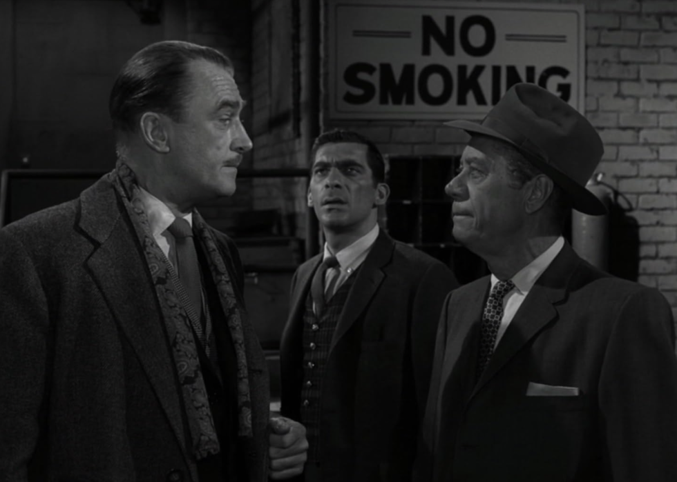 Brian Aherne, Sydney Pollack, and King Calder in The Twilight Zone.