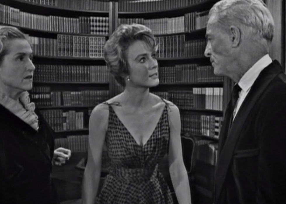 John Hoyt, Inger Stevens, and Irene Tedrow in The Twilight Zone.