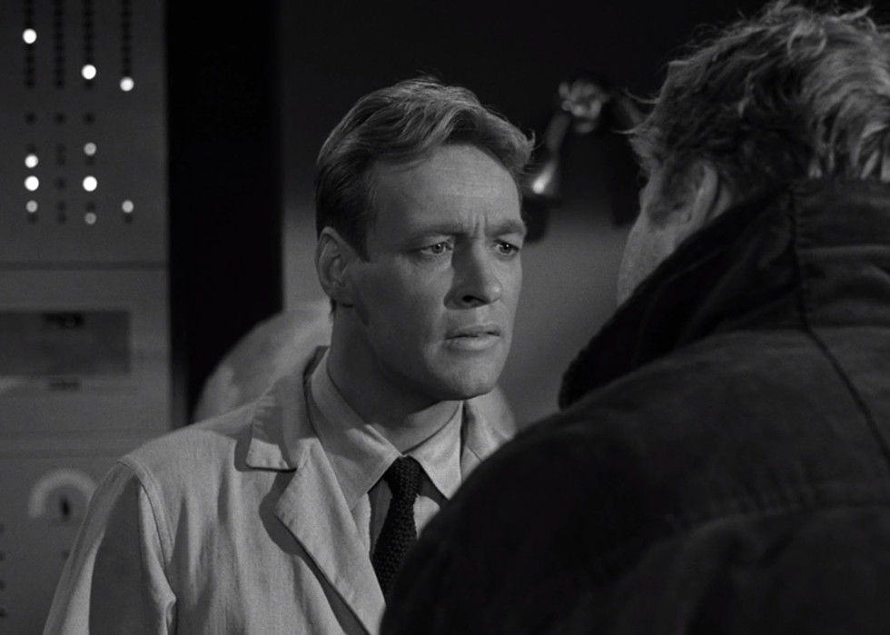 Russell Johnson and Albert Salmi in "The Twilight Zone."