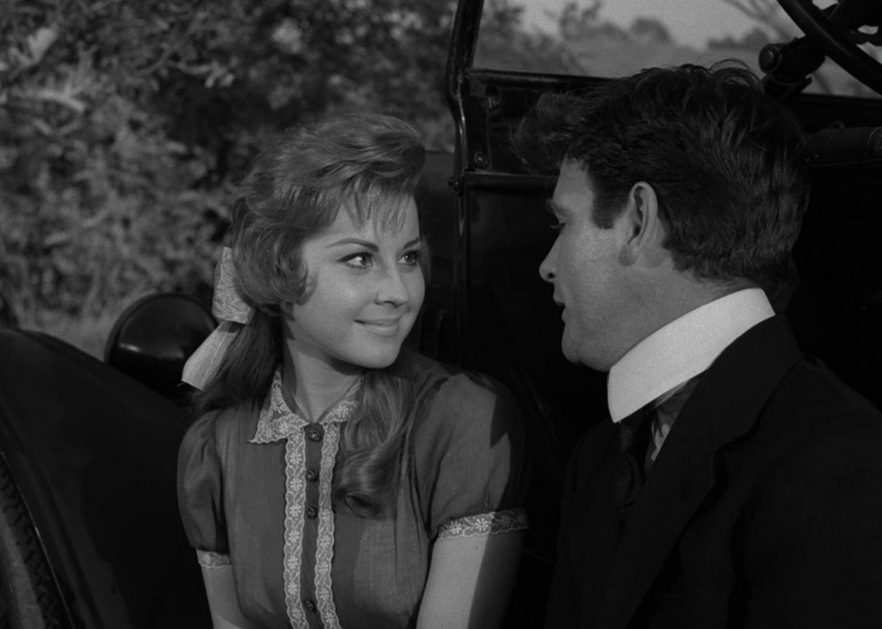 James Best and Sherry Jackson in "The Twilight Zone".