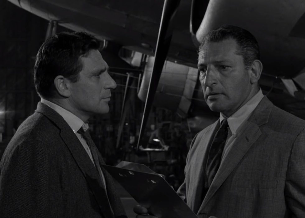 Harold J. Stone in a scene from "The Twilight Zone".