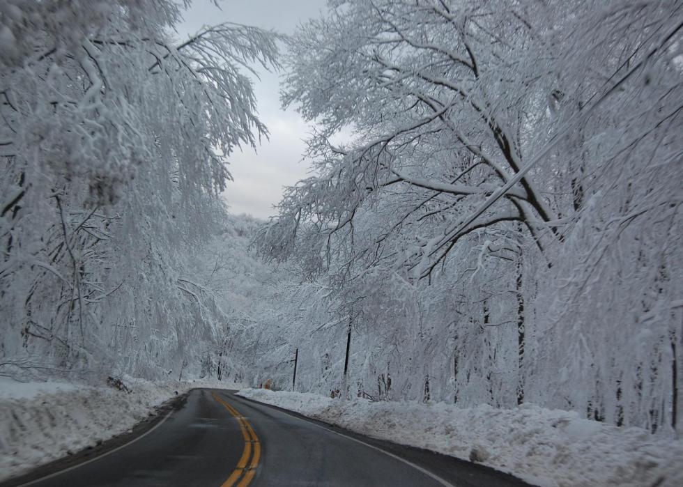 How Snowfall Levels Have Changed in 100 U.s. Cities | Stacker