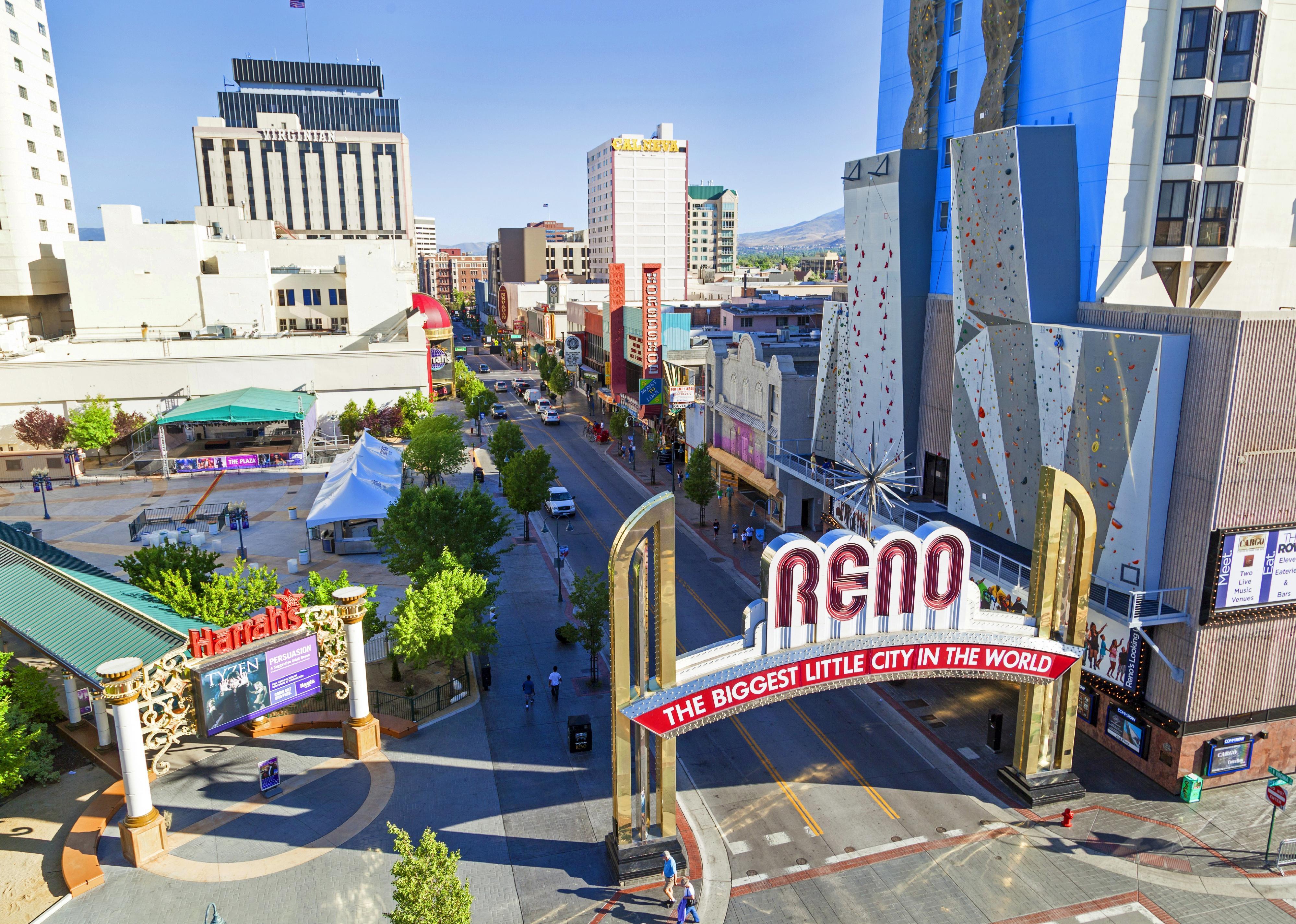 Reno's famous 'The Biggest Little City in the World' sign.