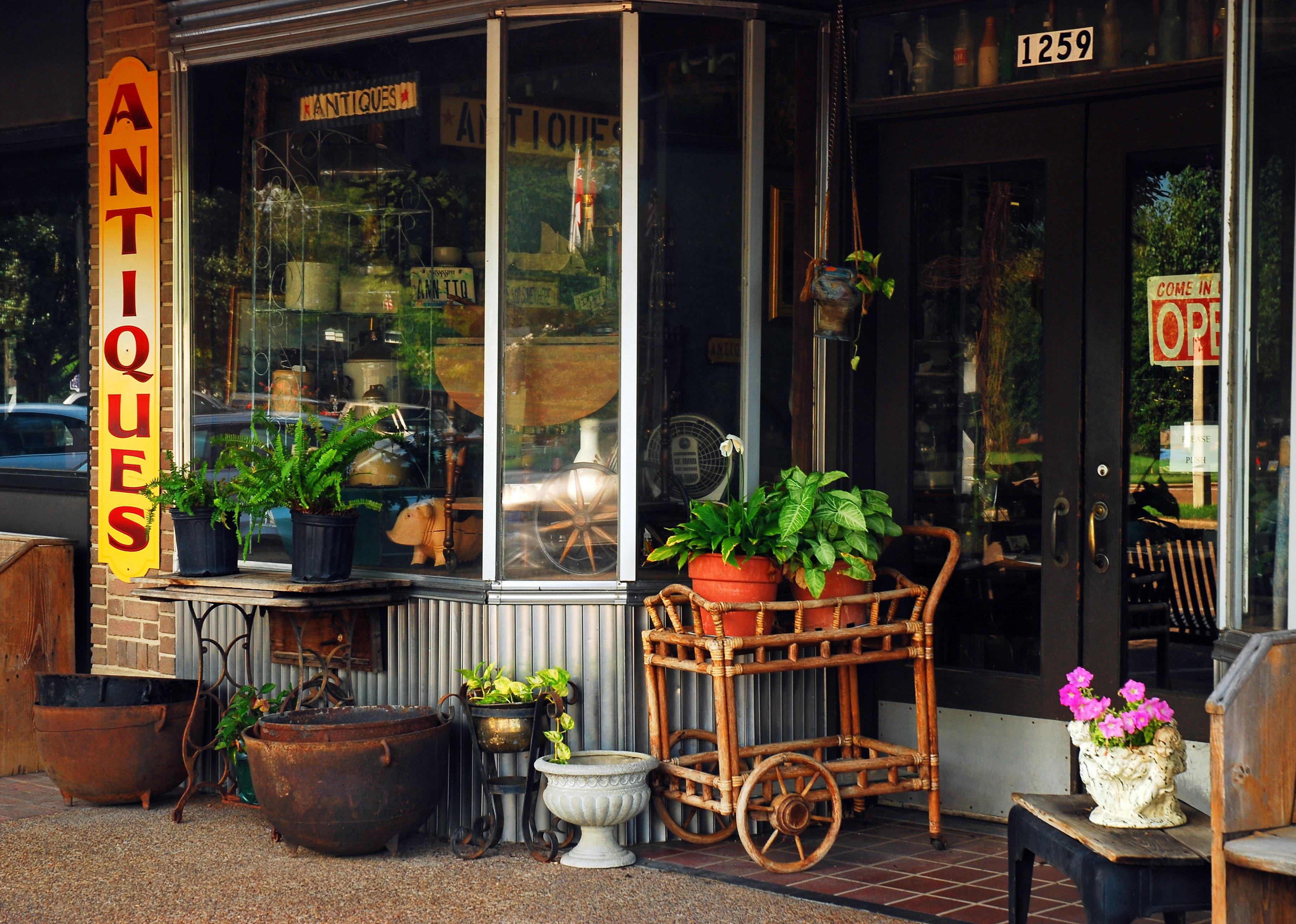 An antique store in Tunica, Mississippi.