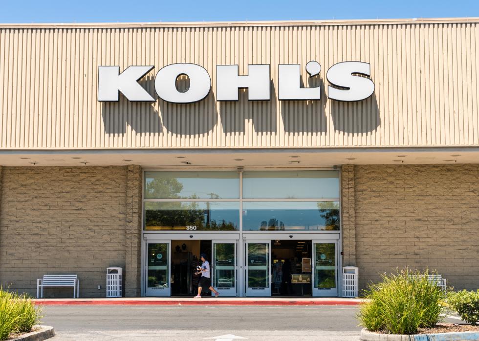 Kohl's store entrance