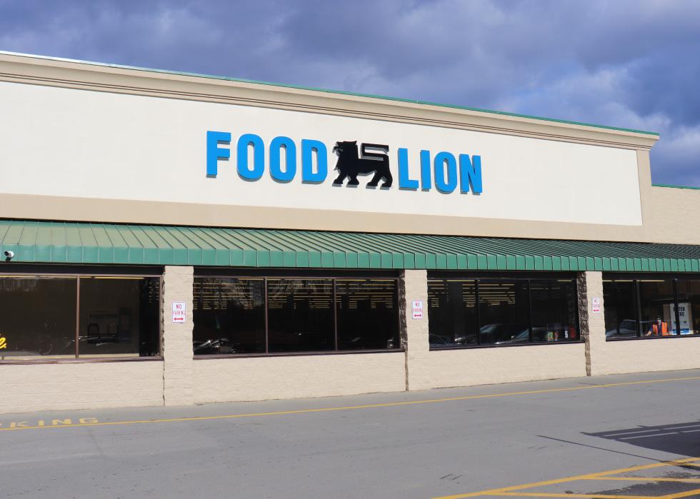 Food Lion supermarket entrance during the day