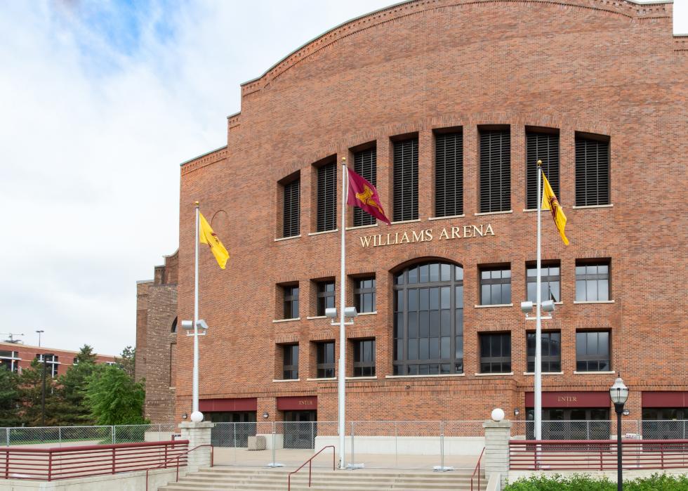 Williams Arena on the campus of the University of Minnesota