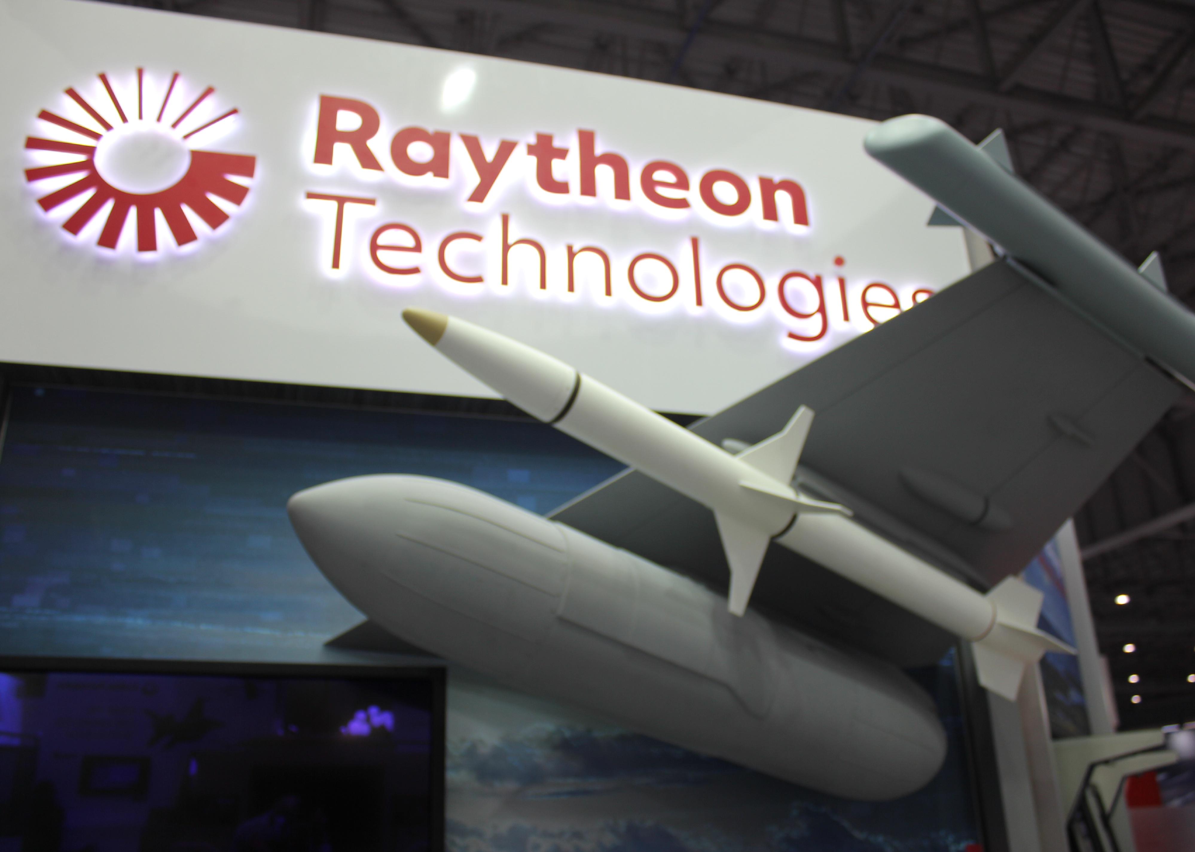 Raytheon Technologies exhibitor pavilion.