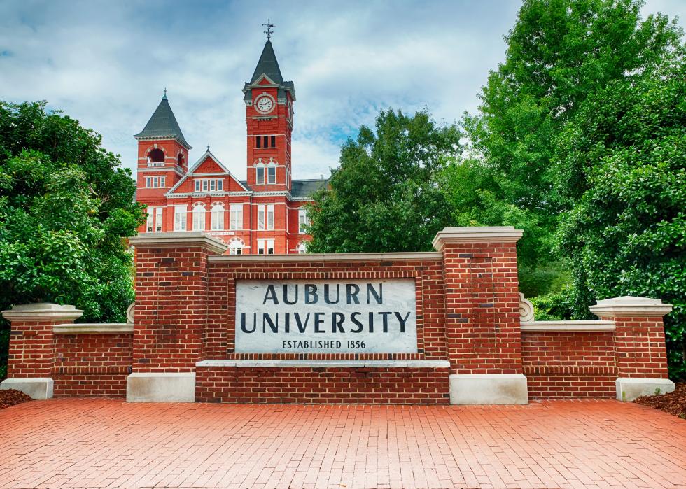 Auburn University located in Auburn, Alabama