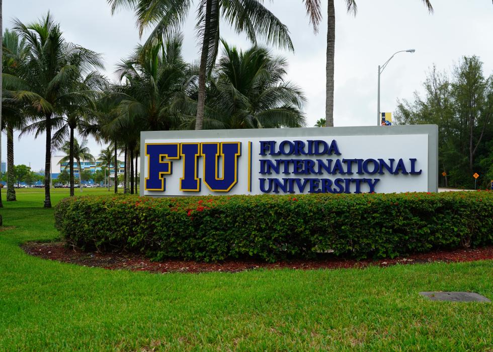 View of the Biscayne Bay Campus of Florida International University.