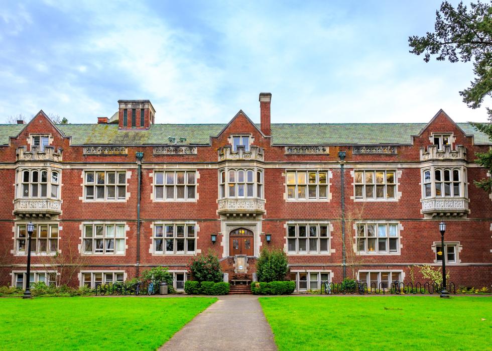 Reed College campus building.