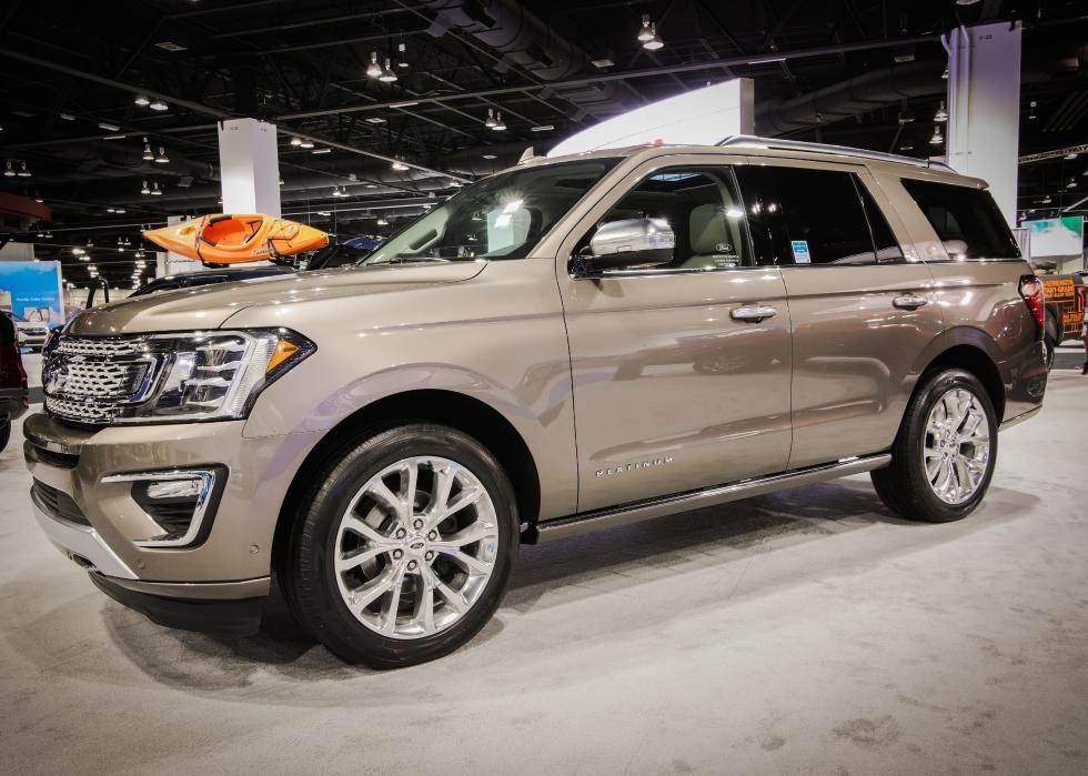 A Ford Expedition at the Denver Auto Show