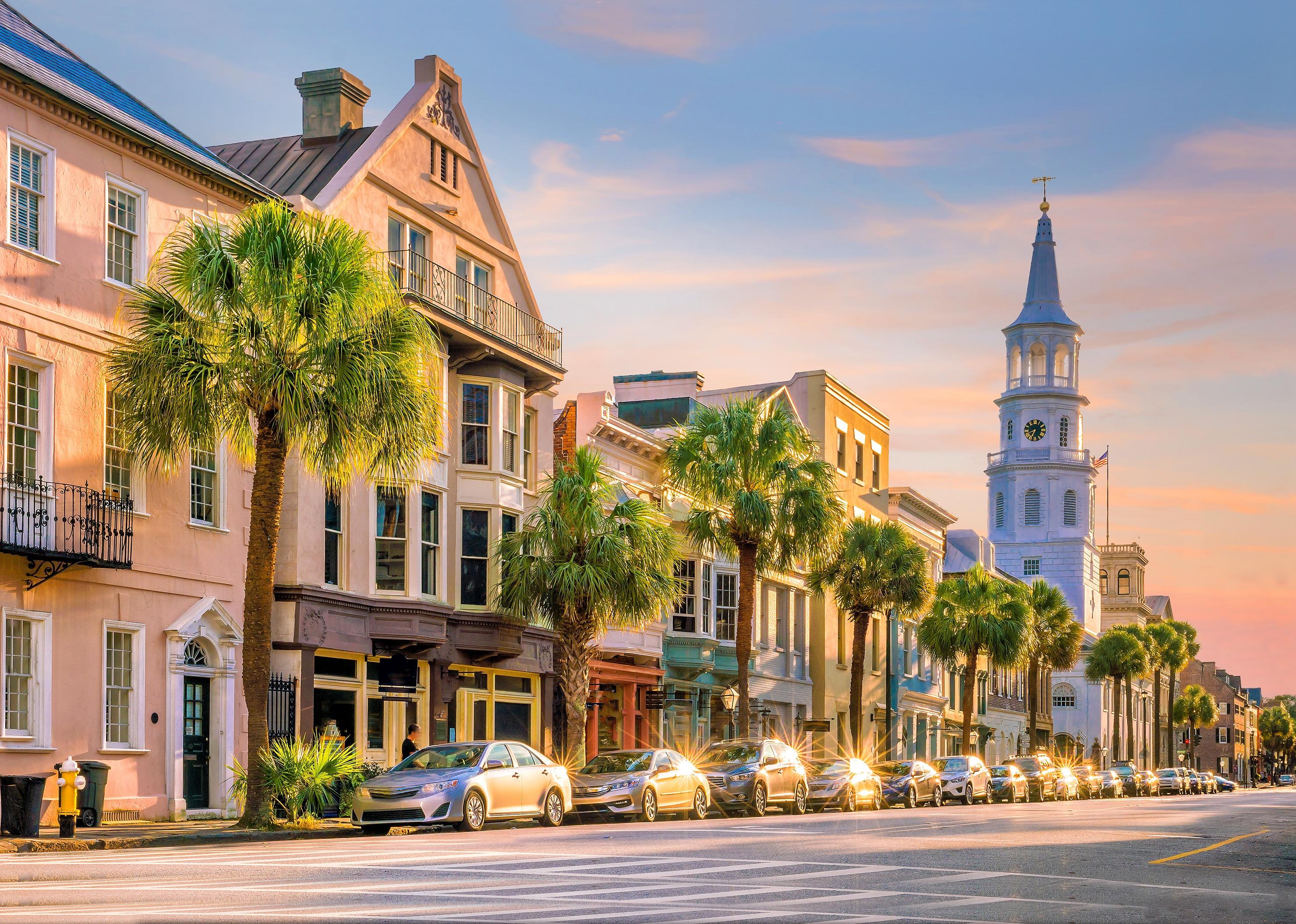 Historical downtown area of Charleston.