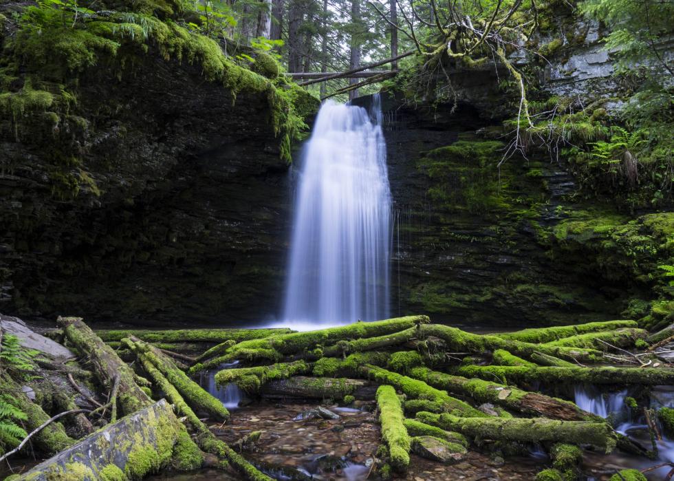 Shadow Falls located deep in the Panhandle National Forest.