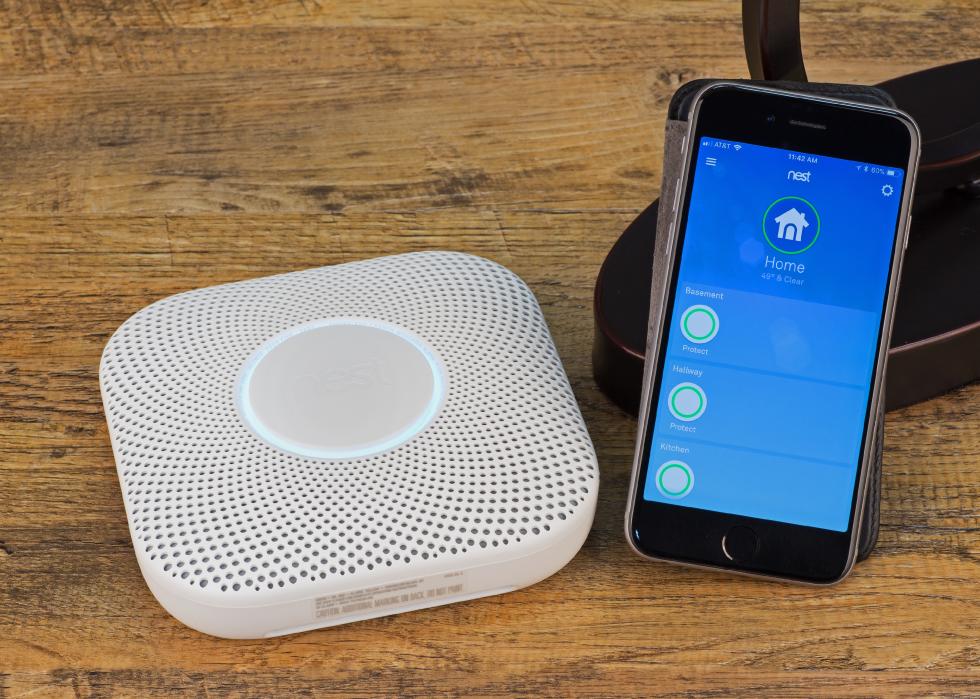 Nest Protect smoke and carbon monoxide alarm and app