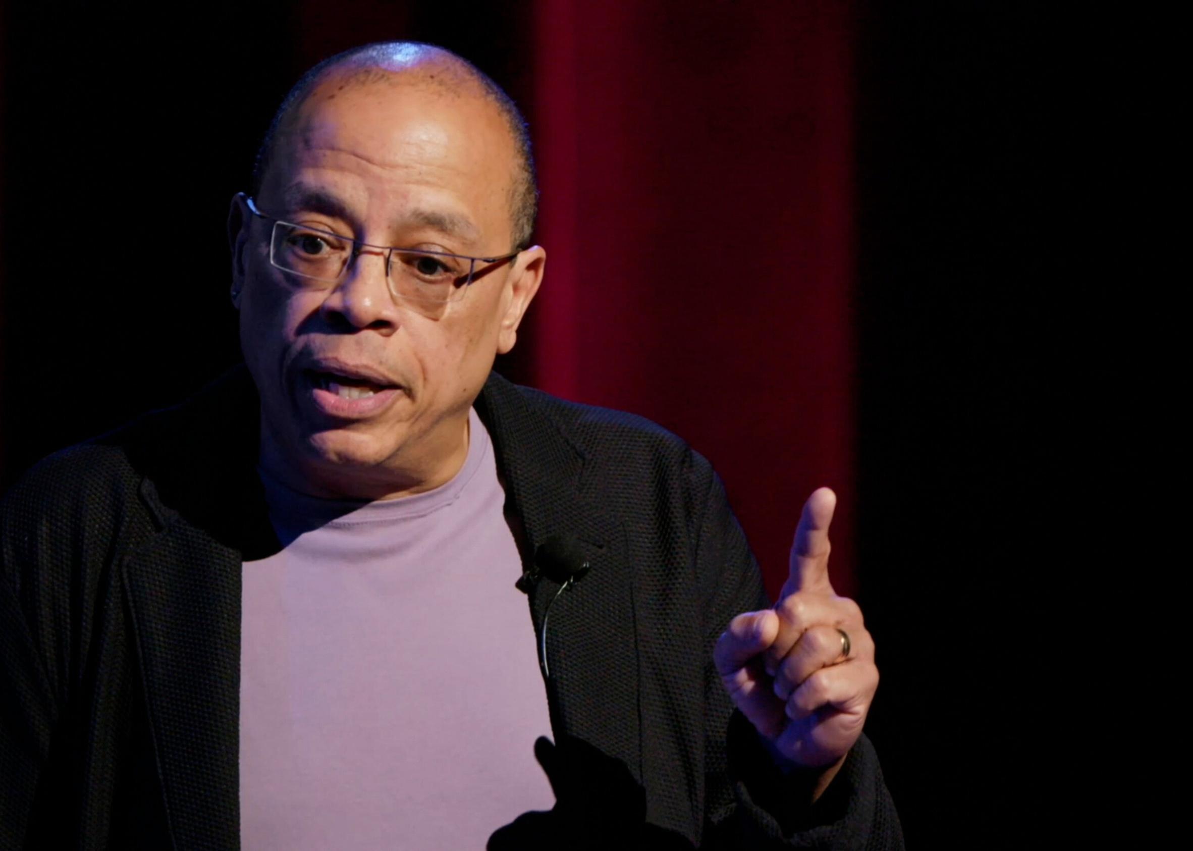 Jeffery Robinson in the documentary “Who We Are: A Chronicle of Racism in America.”
