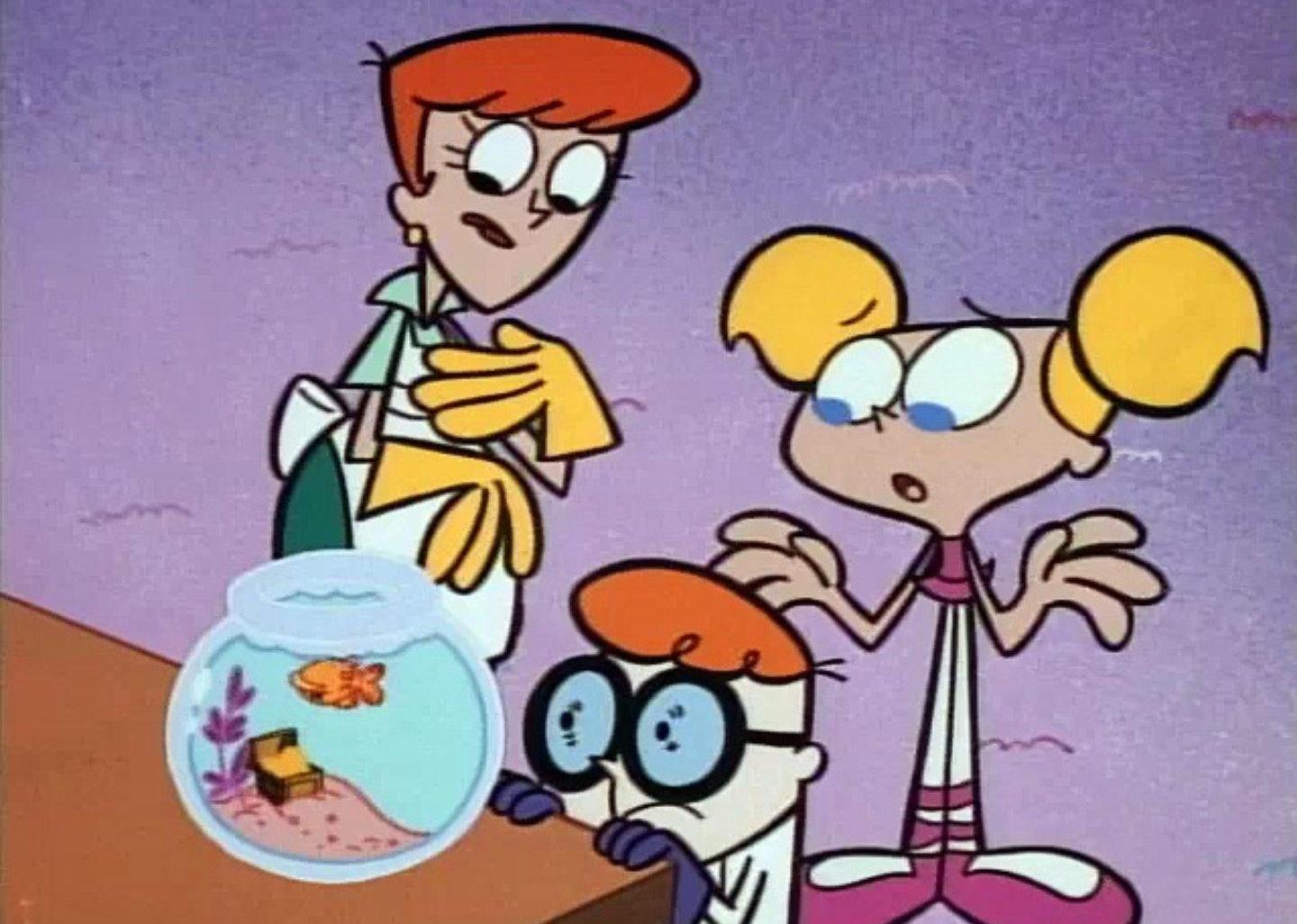An animated still from ‘Dexter's Laboratory’.