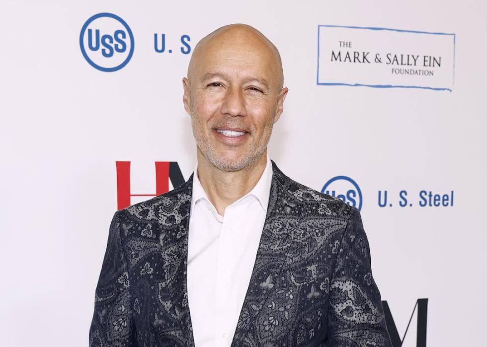 David Risher attends the 31st Annual White House Correspondents' Garden Brunch at Beall-Washington House in April 2024.