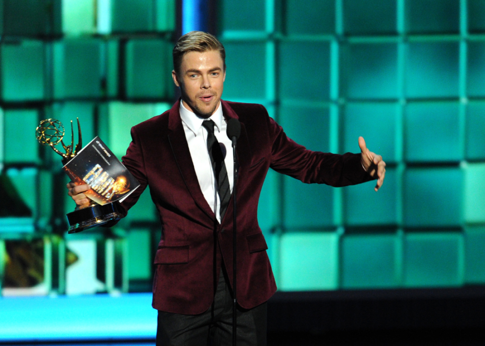 Derek Hough at the 65th Annual Primetime Emmy Awards.