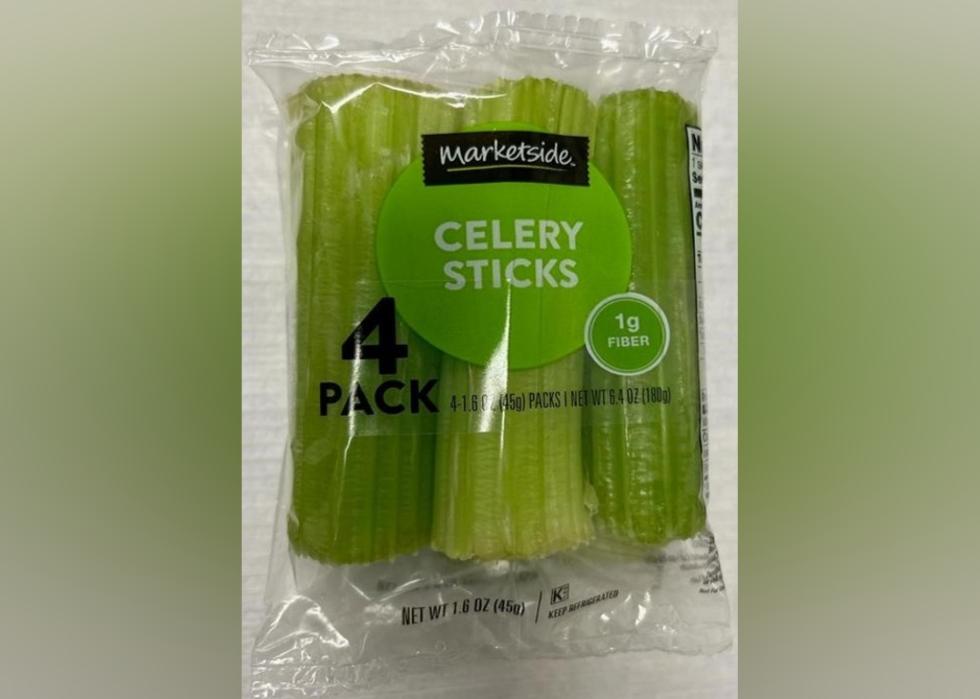 Bag of celery sticks.