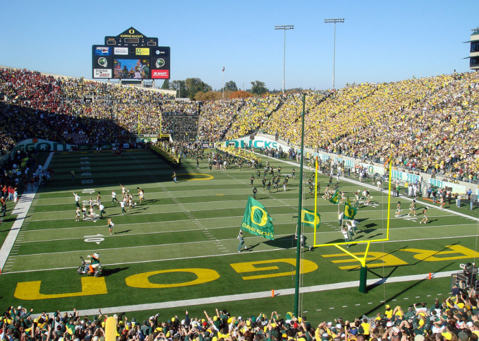 The 50 Largest College Football Stadiums | Stacker