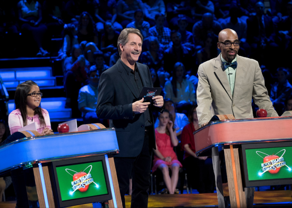 Jeff Foxworthy hosting Are You Smarter Than a 5th Grader.