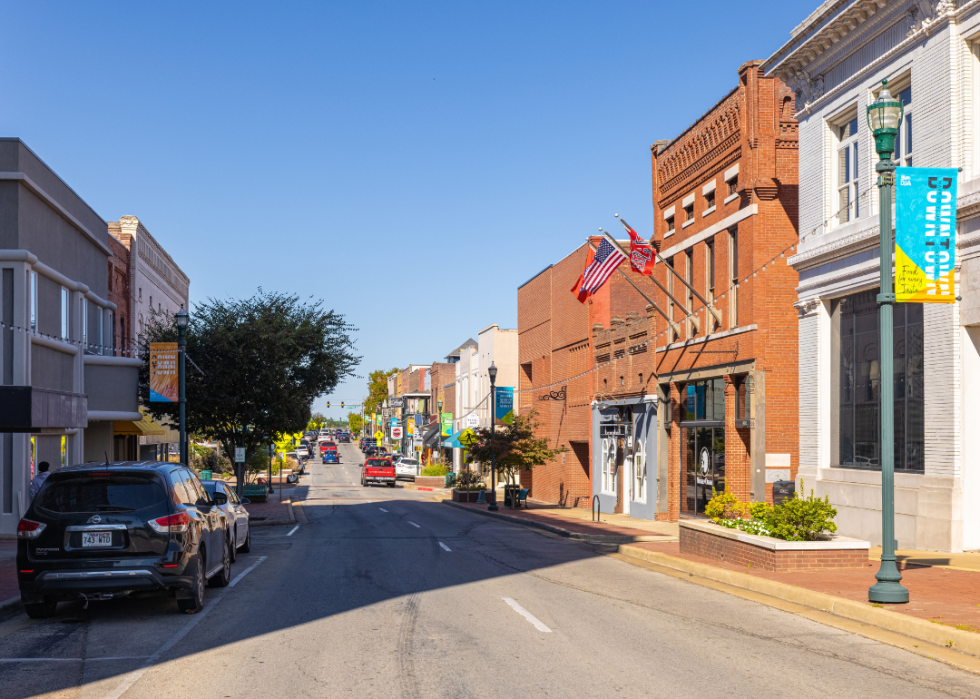 Downtown Jonesboro.