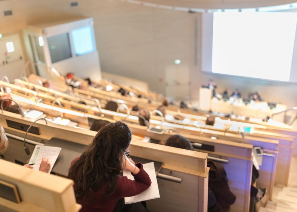 A university lecture.