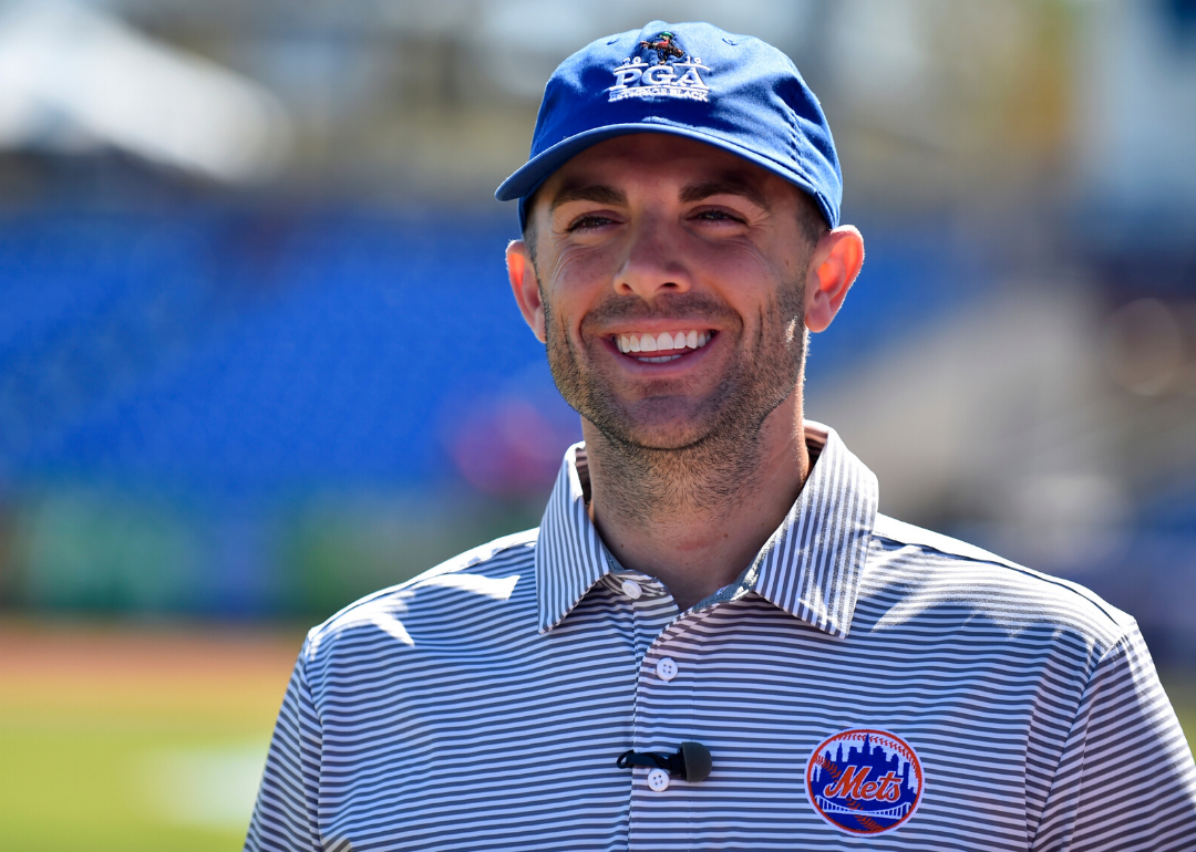 David Wright smiles for a photo.