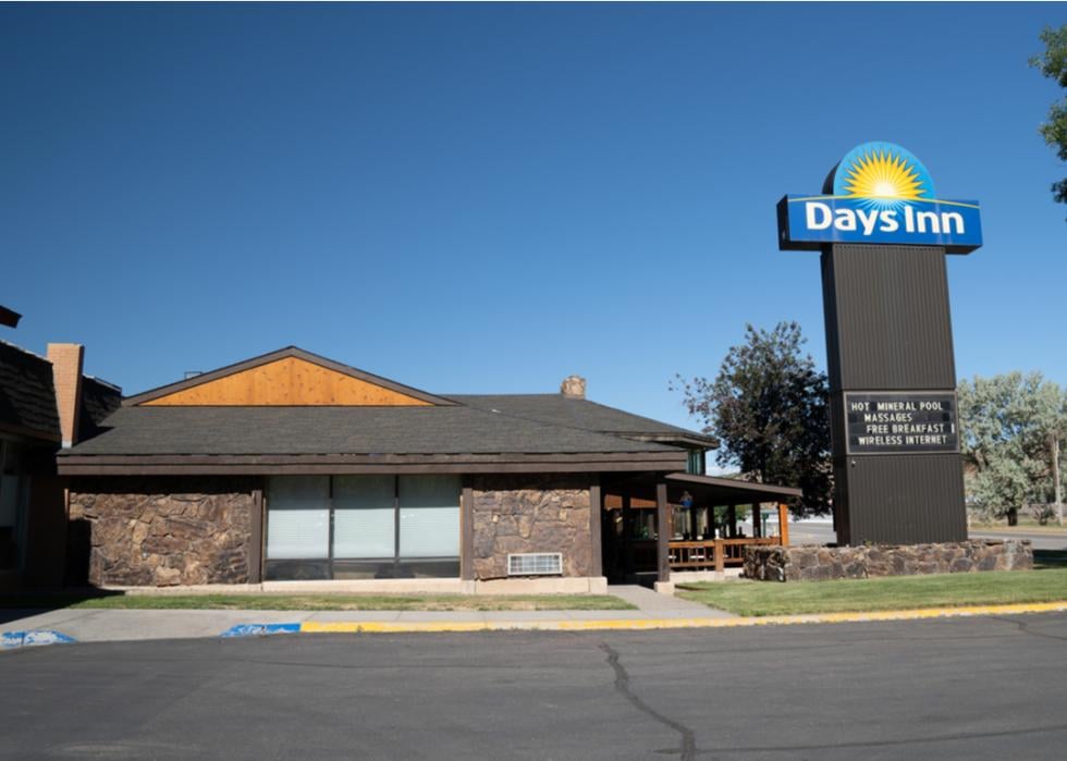 The Days Inn in Thermopolis, Wyoming