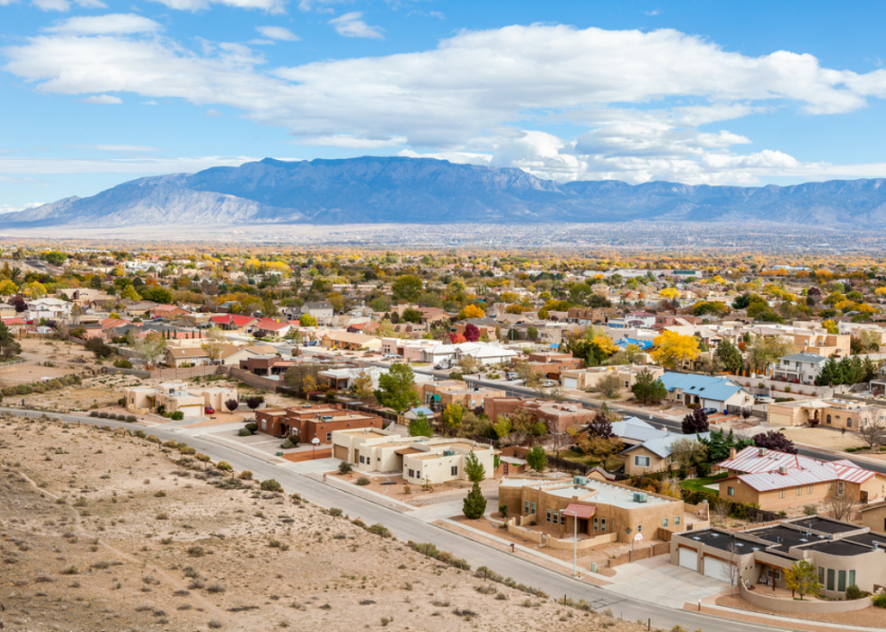 Homes in Albuquerque, New Mexico.