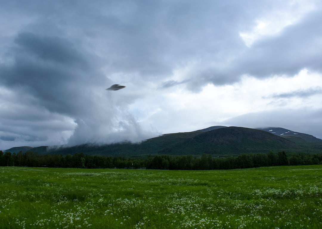 Cities with the most UFO sightings in Wyoming
